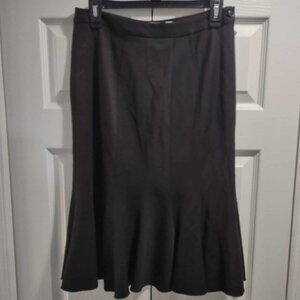 Lena Gabrielle New York Black Flare Skirt Sz 4 NWT PR S1722